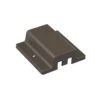 H Track Single Circuit Floating Canopy Connector -Lamp Parts dark bronze wac limited track lighting connectors hfc db 64 1000