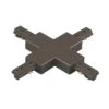 H Track Dark Bronze Single Circuit X Track Lighting Connector