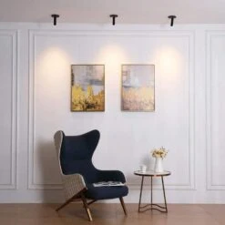 Karpo Dark Silver Adjustable Spot Light, Integrated LED Bulb, Fixed Track Cylinder Spotlight, 3000k, 580 Lumens -Lamp Parts dark silver vidalite track lighting heads ce1060120 fa 1000