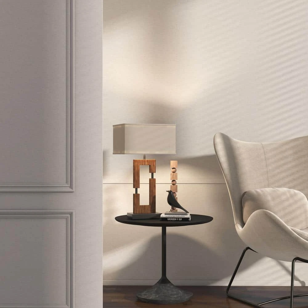 25.9 In. Wood USB Port Table Lamps With Shade (Set Of 2) 11 25.9 In. Wood USB Port Table Lamps With Shade (Set Of 2) - Image 9