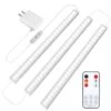 3 Pcs 12 In. Plug In Daylight White Integrated LED Under Cabinet Light, Dimmable Under Counter Light For Kitchen Cabinet -Lamp Parts daylight white bibivis under cabinet bar lights np8s 9f1 64 1000