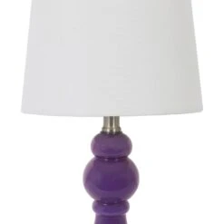 Draper 17.25 In. Blue Table Lamps With Shade And USB Ports (Set Of 2) -Lamp Parts decor therapy lamp sets mp1083 1f 1000