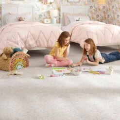 Della 17 In. Soft Blue Ceramic LED Table Lamps With Shade (Set Of 2) -Lamp Parts decor therapy lamp sets mp1646 66 1000