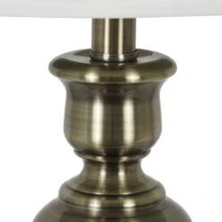 Marie Steel Touch Control Table Lamps, Set Of 2, Antique Brass -Lamp Parts decor therapy lamp sets mp2004 1f 1000