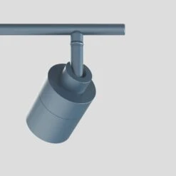 Shura Deep Navy Integrated LED Fixed Track Light Rotatable Cylinder Heads 3 Ft. Track Lighting Kit 3000 K 2240 Lumens -Lamp Parts deep navy 3000k vidalite track lighting kits ce1060083 1f 1000