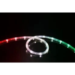 16 Ft. Integrated LED Color Control Red White Green Rope Light -Lamp Parts deerport decor rope lights rl16 c ccrwg c3 1000