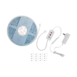 32.8 Ft. Smart RGBWIC Dynamic Color Changing Dimmable Plug-In LED Strip Light Powered By Hubspace -Lamp Parts ecosmart led strip lights al tp rgbictw 3 66 1000