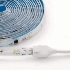 16.4FT RGBWIC Dynamic Color Changing Dimmable Linkable Plug-In LED Strip Light With Remote Control -Lamp Parts ecosmart led strip lights al tp rgbwic 16 a0 1000