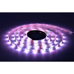 8 Ft. RGB Indoor LED Strip Light Kit 12 8 Ft. RGB Indoor LED Strip Light Kit -Lamp Parts ecosmart led strip lights dt8800 8f 44 1000