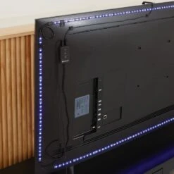 55" To 65" TV RGB Color Sensing Dimmable Plug-In LED Black TV Backlight With Remote Control -Lamp Parts ecosmart led strip lights lr1321 rgb tv 44 1000