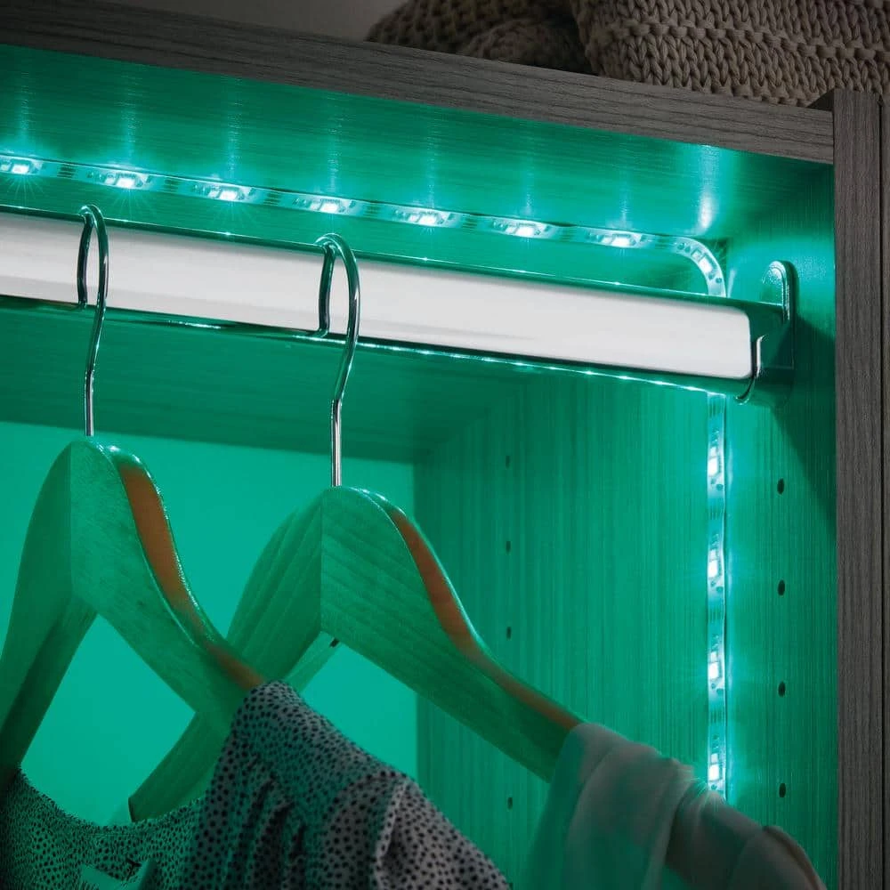 16.4 Ft. RGBW Color Changing Dimmable Rechargeable Battery Operated LED White Strip Light With Motion Sensor And Remote 7 16.4 Ft. RGBW Color Changing Dimmable Rechargeable Battery Operated LED White Strip Light With Motion Sensor And Remote - Image 5