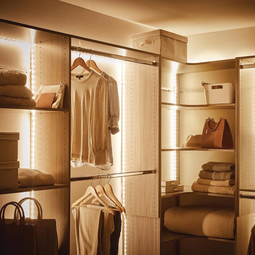 16.4 Ft. RGBW Color Changing Dimmable Rechargeable Battery Operated LED White Strip Light With Motion Sensor And Remote 4 16.4 Ft. RGBW Color Changing Dimmable Rechargeable Battery Operated LED White Strip Light With Motion Sensor And Remote - Image 2