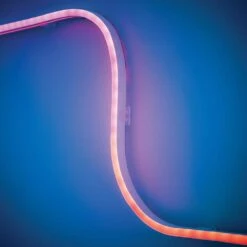 9 Ft. RGBWIC Dynamic Color Changing Dimmable Plug-In LED Neon Flex Strip Light With Memory Wire Function And Remote -Lamp Parts ecosmart led strip lights lr1321 rgbwic n 66 1000 2