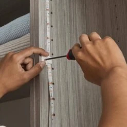 40 In. Battery Operated Dimmable Linkable Bright White LED Strip Light With Motion Sensor And Remote Control -Lamp Parts ecosmart led strip lights lr411u 2 4x7 1m c3 1000