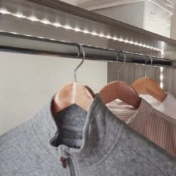 9.8 Ft. Battery Operated Dimmable Linkable Bright White LED Strip Light With Motion Sensor And Remote Control -Lamp Parts ecosmart led strip lights lr411u 2 4x7 u a0 1000