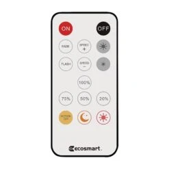 9.8 Ft. Battery Operated Dimmable Linkable Bright White LED Strip Light With Motion Sensor And Remote Control -Lamp Parts ecosmart led strip lights lr411u 2 4x7 u c3 1000