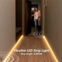 3.2 Ft. Battery Motion On/Off Strip Light -Lamp Parts ecosmart led strip lights ls580 1m 4f 1000