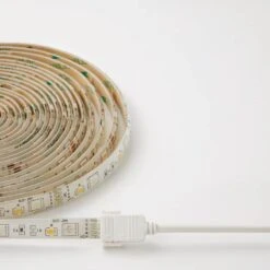 16.4 Ft. RGBW Color Changing Dimmable Linkable Plug-In LED Strip Light With Remote Control -Lamp Parts ecosmart led strip lights ls9a233 16f 66 1000