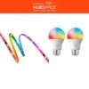 Smart Lighting Starter Kit Including Color Changing LED Strip Light And Smart Bulbs, Powered By Hubspace -Lamp Parts ecosmart led strip lights lt11a16kit1000 64 1000