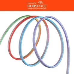 16.4 Ft. Smart RGBWIC Dynamic Color Changing Dimmable Plug-In LED Neon Flex Strip Light Powered By Hubspace