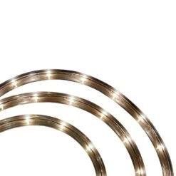 16 Ft. Plug-In Bright White LED Dimmable Linkable Outdoor Rope Light With Remote Control -Lamp Parts ecosmart rope lights al rl ww 16ft 66 1000