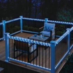 16.4 Ft. RGB Color Changing Dimmable Linkable Plug-In LED Outdoor Rope Light With Remote Control 12 16.4 Ft. RGB Color Changing Dimmable Linkable Plug-In LED Outdoor Rope Light With Remote Control -Lamp Parts ecosmart rope lights lr431u 7 2x5ir3 40 1000