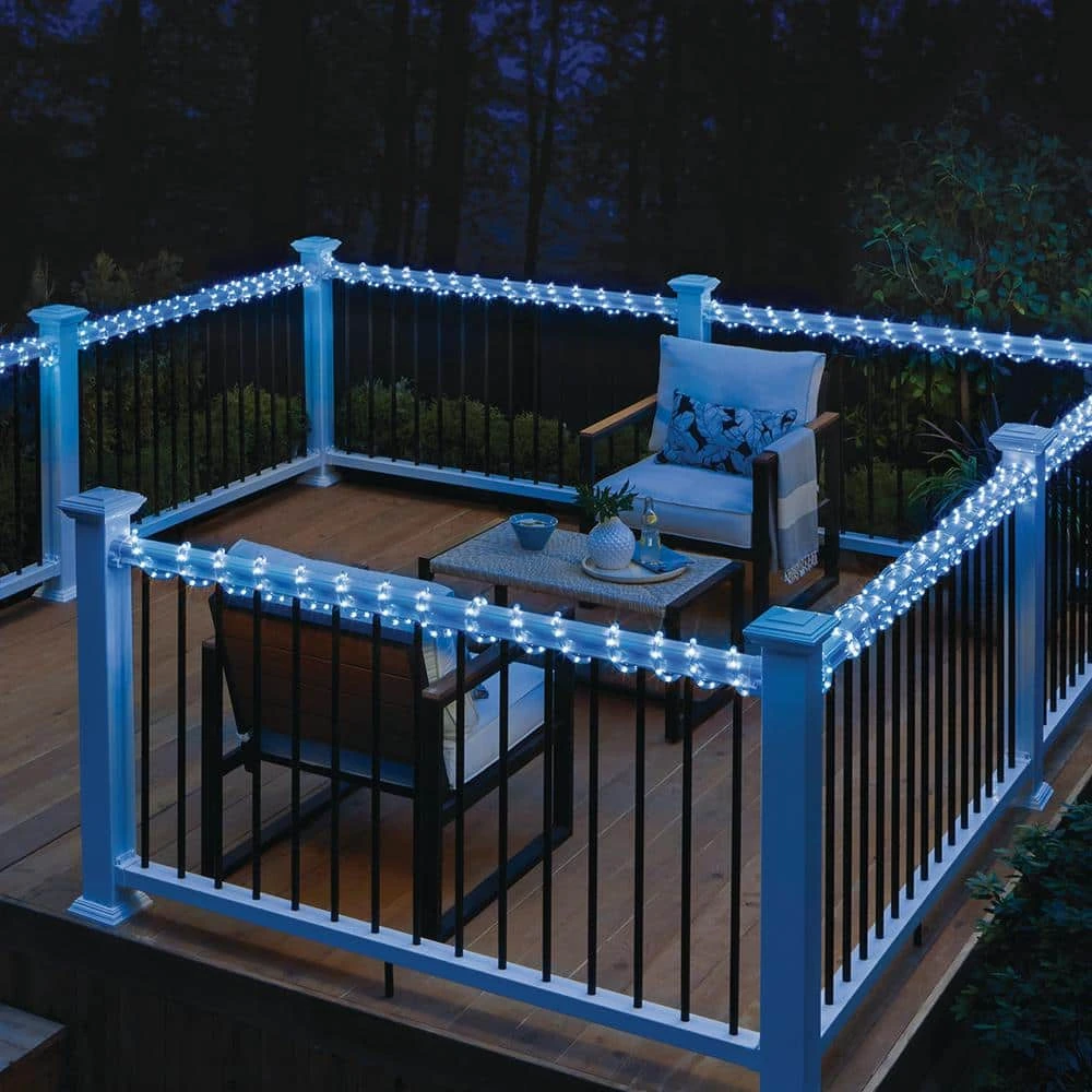 16.4 Ft. RGB Color Changing Dimmable Linkable Plug-In LED Outdoor Rope Light With Remote Control 5 16.4 Ft. RGB Color Changing Dimmable Linkable Plug-In LED Outdoor Rope Light With Remote Control - Image 3