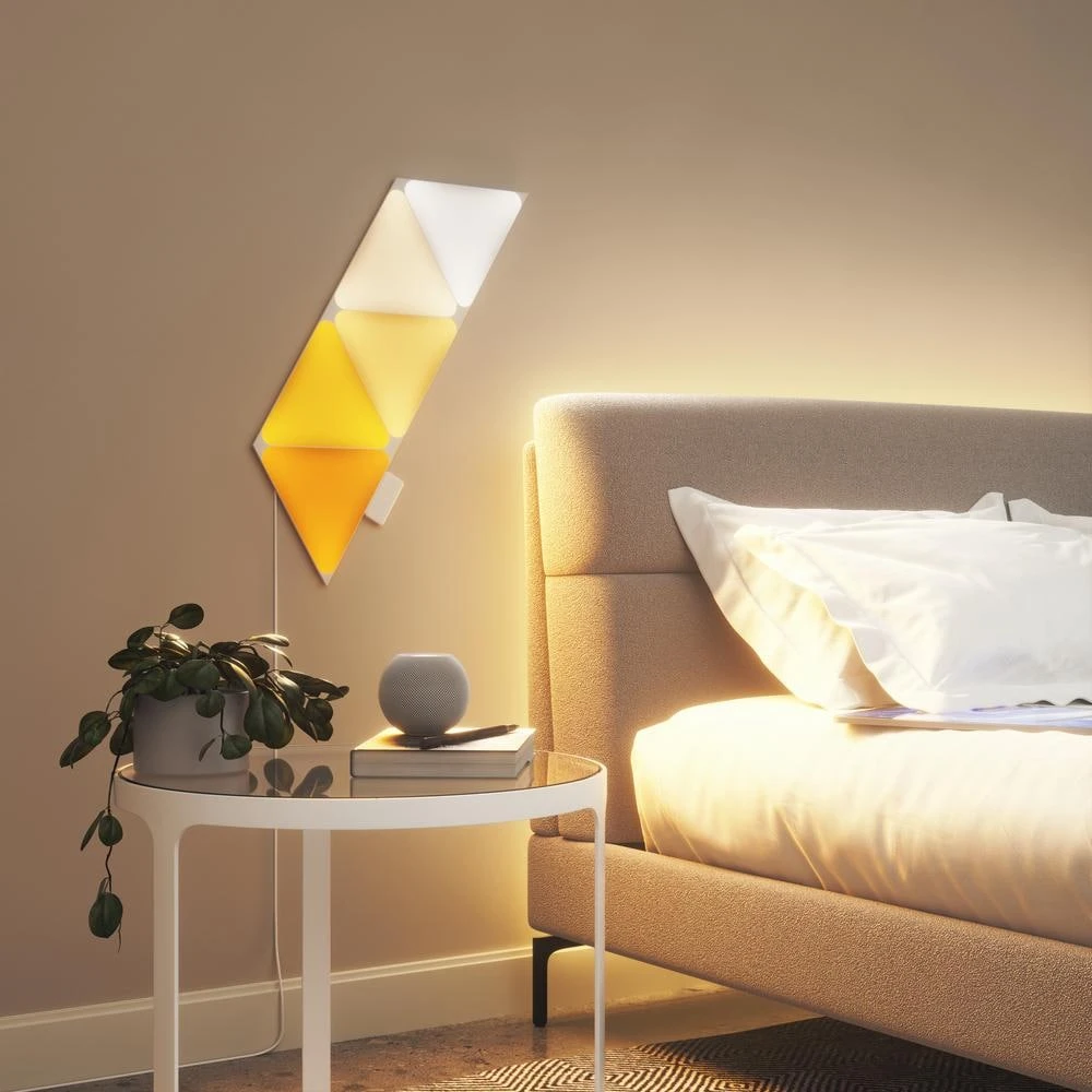 Smart Color Changing Dimmable 5 Geometric Triangle LED Light Panels Powered By Hubspace 6 Smart Color Changing Dimmable 5 Geometric Triangle LED Light Panels Powered By Hubspace - Image 4