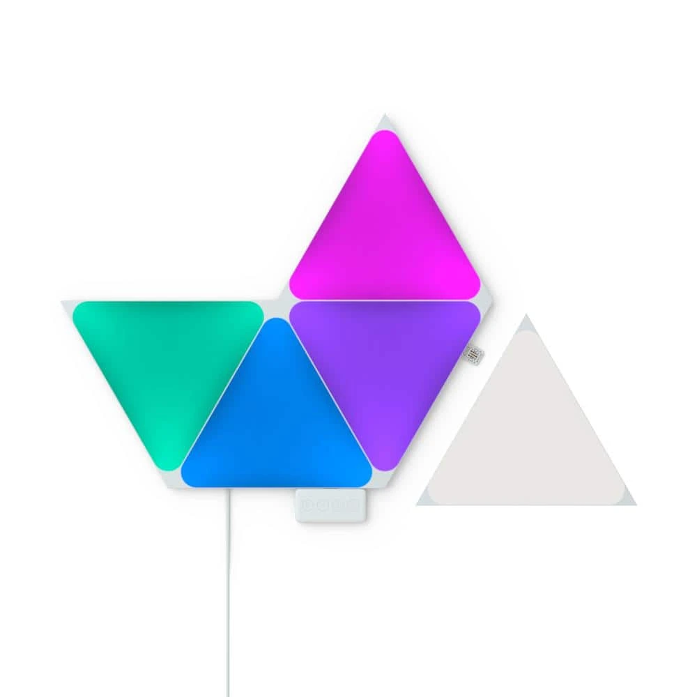Smart Color Changing Dimmable 5 Geometric Triangle LED Light Panels Powered By Hubspace 8 Smart Color Changing Dimmable 5 Geometric Triangle LED Light Panels Powered By Hubspace - Image 6