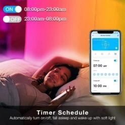 100 Ft. Plug-in Dimmable Cuttable Color Changing Integrated LED Strip Light With Alexa And Google Assistant 2-Pack -Lamp Parts ekieudl led strip lights 27e006ph007 44 1000