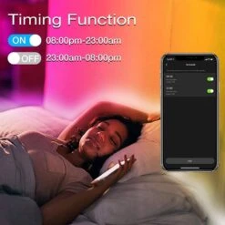 150 Ft. Smart Plug-in Dimmable Cuttable Color Changing Integrated LED WiFi Strip Light With Alexa And Google Assistant -Lamp Parts ekieudl led strip lights 27e010ph007 44 1000