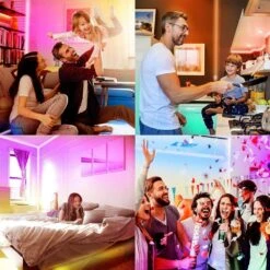 150 Ft. Smart Plug-in Dimmable Cuttable Color Changing Integrated LED WiFi Strip Light With Alexa And Google Assistant -Lamp Parts ekieudl led strip lights 27e010ph007 fa 1000