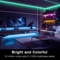 65 Ft. Smart Plug-in Dimmable Cuttable Color Changing Integrated LED WiFi Strip Light With Alexa And Google Assistant -Lamp Parts ekieudl led strip lights 27e035ph007 4f 1000