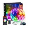65 Ft. Smart Plug-in Dimmable Cuttable Color Changing Integrated LED WiFi Strip Light With Alexa And Google Assistant -Lamp Parts ekieudl led strip lights 27e035ph007 64 1000