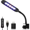 Multi-Color Mini Clip-on Aquarium Light With Built-in Timer And USB Port, Black -Lamp Parts ekieudl night lights 27e101ph020 64 1000