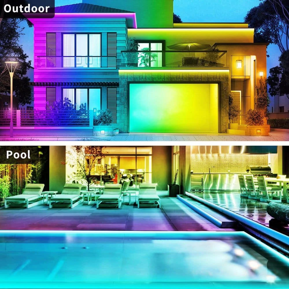 200 Ft. Indoor/Outdoor Plug-In LED Strip Light Kit 8 200 Ft. Indoor/Outdoor Plug-In LED Strip Light Kit - Image 6