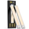 2-Watt LED Lamp, Under Cabinet Lights With Motion Sensor Light, Magnetic Dimmable Closet Lights, 2 Pack -Lamp Parts ekieudl under cabinet lighting accessories 27e025ph040 64 1000