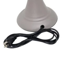 Traditionally Crafted Gray Lamp Set (2-Table Lamps, 1-Floor Lamp) With White Shades (3-Pack) 14 Traditionally Crafted Gray Lamp Set (2-Table Lamps, 1-Floor Lamp) With White Shades (3-Pack) -Lamp Parts elegant designs lamp sets lc1019 gry 66 1000