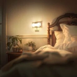 Night Light With Dusk To Dawn Sensor Adjustable 30/60LM Daylight White (2-Pack) -Lamp Parts emeritpro night lights hg gy06502us 2ap3 fa 1000