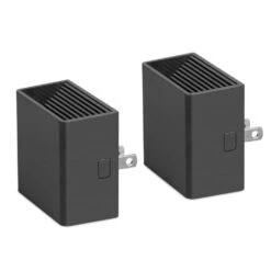 2-Pack LED Plug-in Night Lights With Dusk To Dawn Sensor, 3-Brightness Levels, Modern Wall Light For Hallway, Bedroom