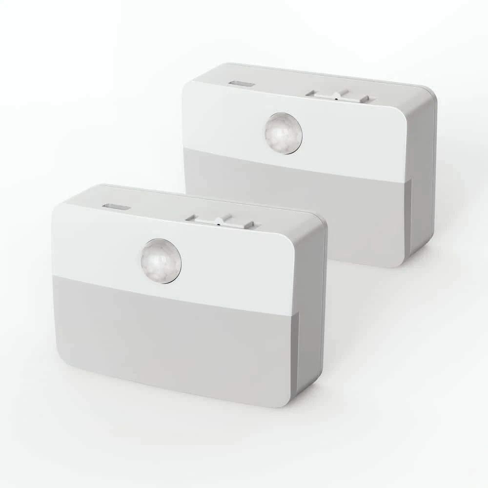 6-Pack Motion Sensor LED Lights Square Design With Magnetic Back, 0. 6W 25lm, Warm 3000K, 3 Modes 3 6-Pack Motion Sensor LED Lights Square Design With Magnetic Back, 0. 6W 25lm, Warm 3000K, 3 Modes