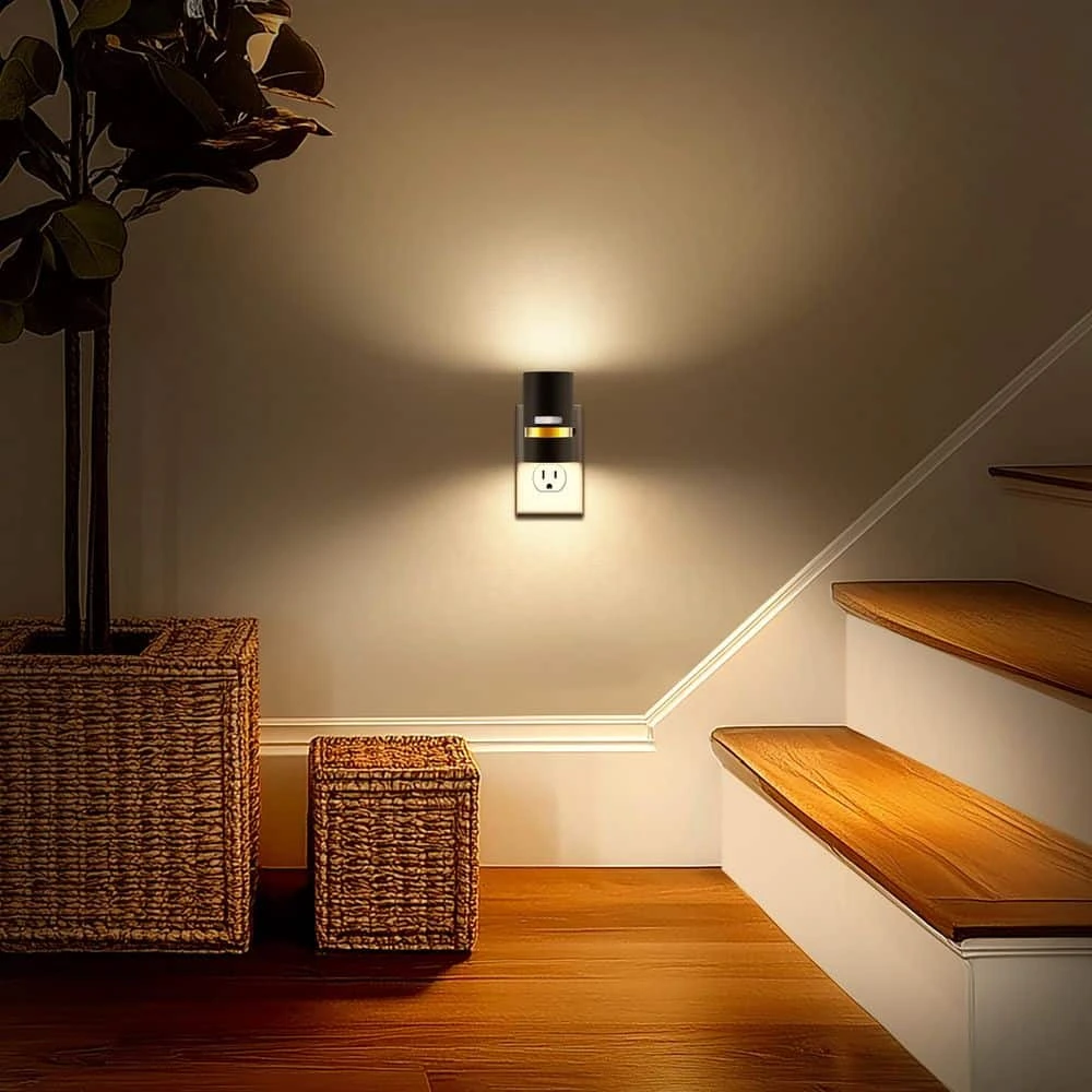 LED Motion Sensor Night Light, 3000K Dimmable Plug-In For Bedroom, Hallway, Bathroom, 2-Pack 9 LED Motion Sensor Night Light, 3000K Dimmable Plug-In For Bedroom, Hallway, Bathroom, 2-Pack - Image 7