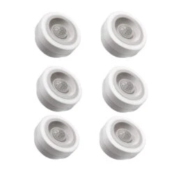 6-Pack 0.6-Watt Plug-In Motion Sensor Night Light, White, 3000K LED, Non-Dimmable
