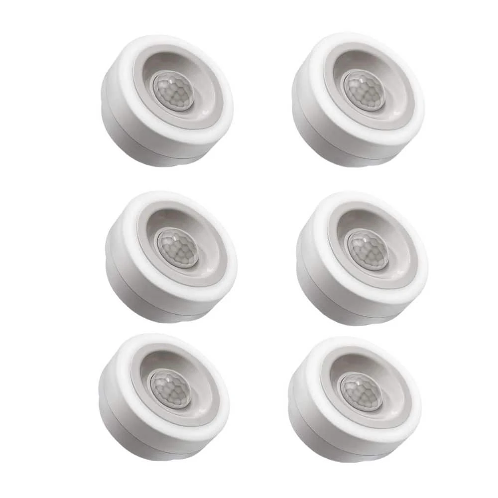 6-Pack 0.6-Watt Plug-In Motion Sensor Night Light, White, 3000K LED, Non-Dimmable 3 6-Pack 0.6-Watt Plug-In Motion Sensor Night Light, White, 3000K LED, Non-Dimmable