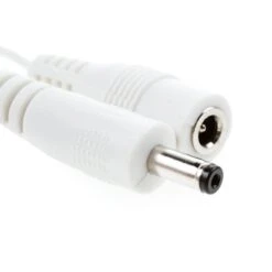 6.5 Ft. White Male To Female Connector Cord For LED Under Cabinet Lighting With Wire Clips -Lamp Parts eshine under cabinet lighting accessories ds w5b7 s11c c3 1000