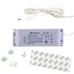 12-Volt DC 30-Watt 2.5 Amp Dimmable Power Cord Supply Transformer For LED Lighting -Lamp Parts eshine under cabinet lighting accessories eapt1230w d c3 1000