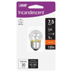 7.5-Watt Equivalent S11 White E26 Medium Base Incandescent Night Light Bulb, Soft White 2700K (6-Pack) -Lamp Parts feit electric night lights bp71 2s hdrp 6 40 1000