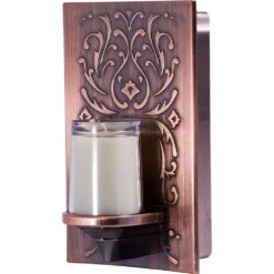 0.5-Watt Oil-Rubbed Plug In Light Sensing Integrated LED Flicker Night Light 12 0.5-Watt Oil-Rubbed Plug In Light Sensing Integrated LED Flicker Night Light -Lamp Parts ge night lights 11258 44 1000