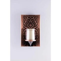 0.5-Watt Oil-Rubbed Plug In Light Sensing Integrated LED Flicker Night Light 10 0.5-Watt Oil-Rubbed Plug In Light Sensing Integrated LED Flicker Night Light -Lamp Parts ge night lights 11258 c3 1000