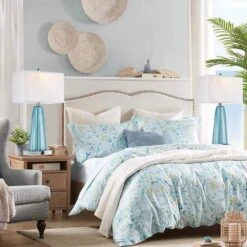 24.5 In. Modern Table Lamps, Light Green Shaped Glass Bedside Lamp For Bedroom With USB C+A Ports (2 Bulbs Included) -Lamp Parts glass rottogoon table lamps palp158bg2 e1 1000